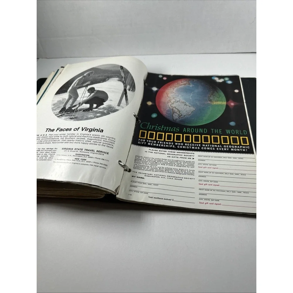 Vintage Binder‎ Scrapbook Collection Advertisements 1936 Cars Tires Mail In